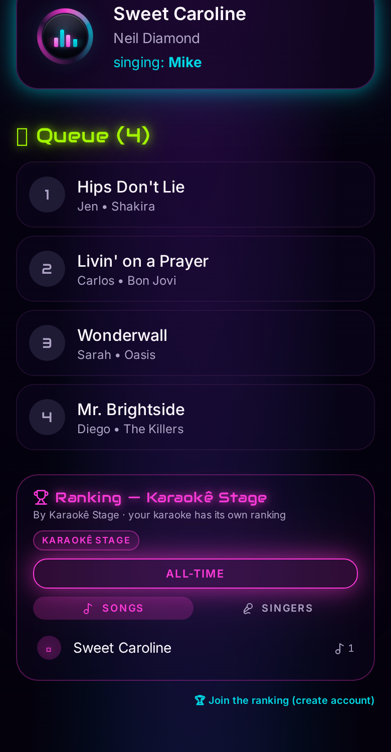 Live queue